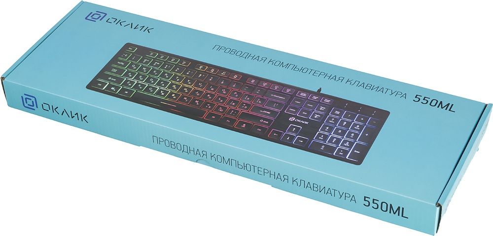 Клавиатура Oklick 550ML (черный)