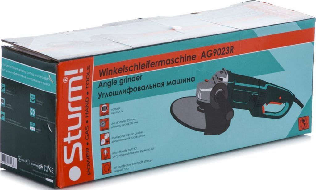 Угловая шлифмашина Sturm AG9023R
