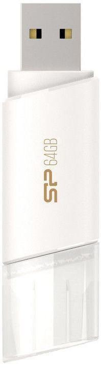 USB Flash Silicon-Power Blaze B06 White 64GB (SP064GBUF3B06V1W)