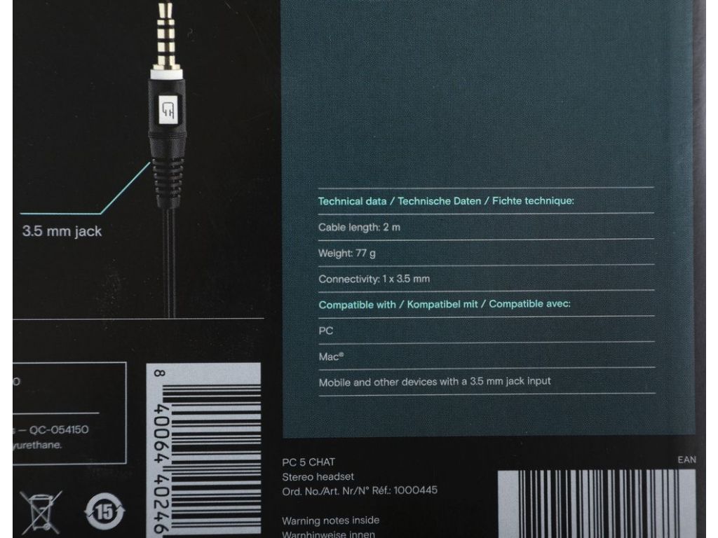 Наушники Sennheiser PC 5 CHAT