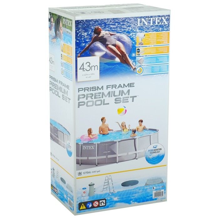Каркасный бассейн Intex Prism Frame 26720NP (427х107)