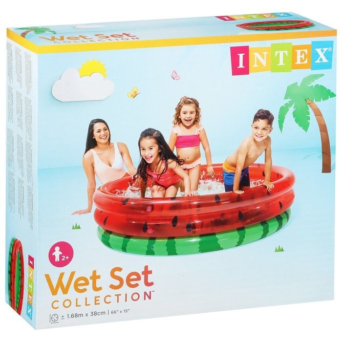 Надувной бассейн Intex Арбуз 58448 (168x38)