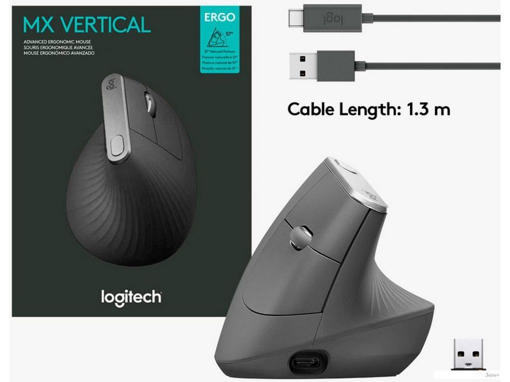 Вертикальная мышь Logitech MX Vertical