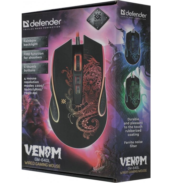Игровая мышь Defender Venom GM-640L