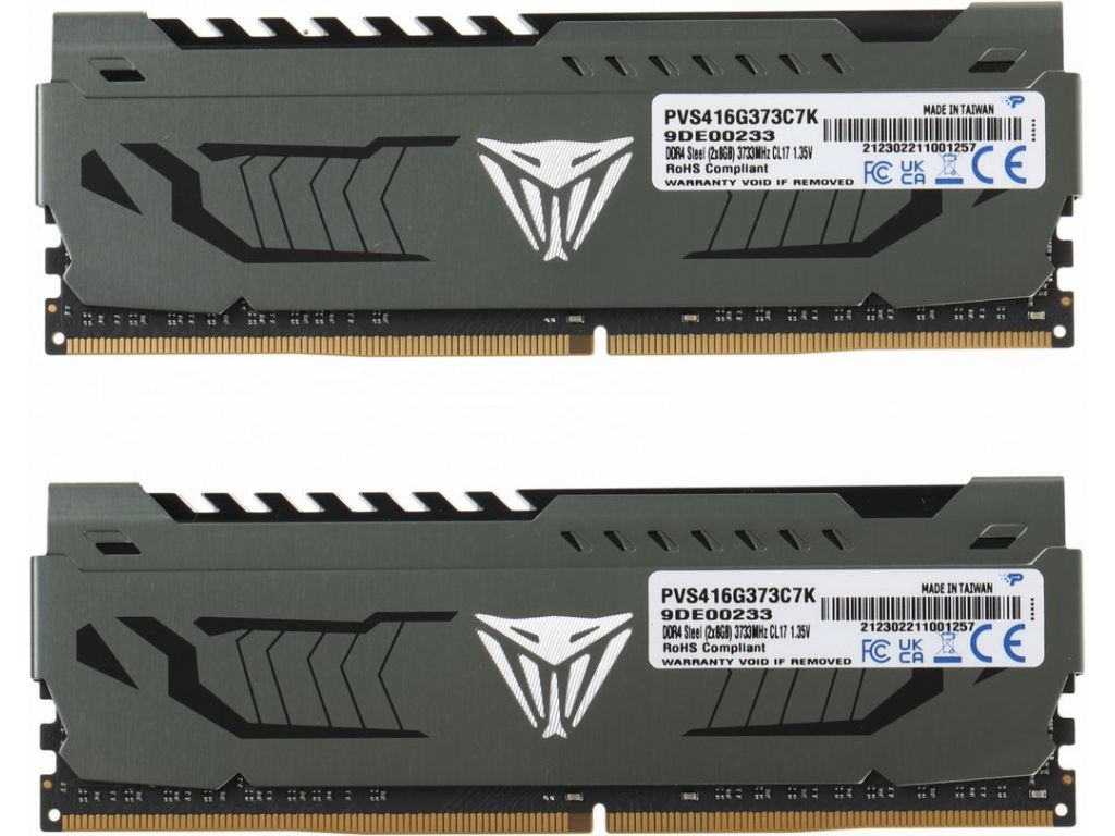 Оперативная память Patriot Viper Steel 2x8GB DDR4 PC4-29800 PVS416G373C7K
