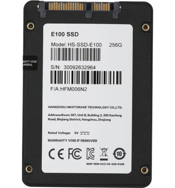 SSD Hikvision E100 256GB HS-SSD-E100/256G