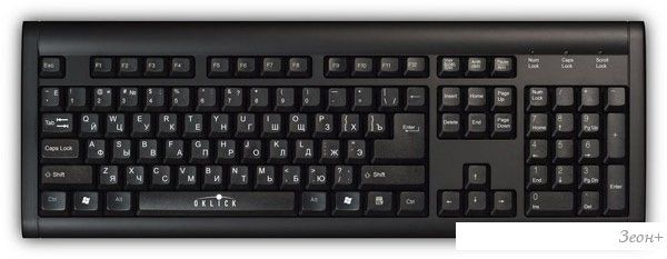 Клавиатура Oklick 120 M Standard Keyboard Black