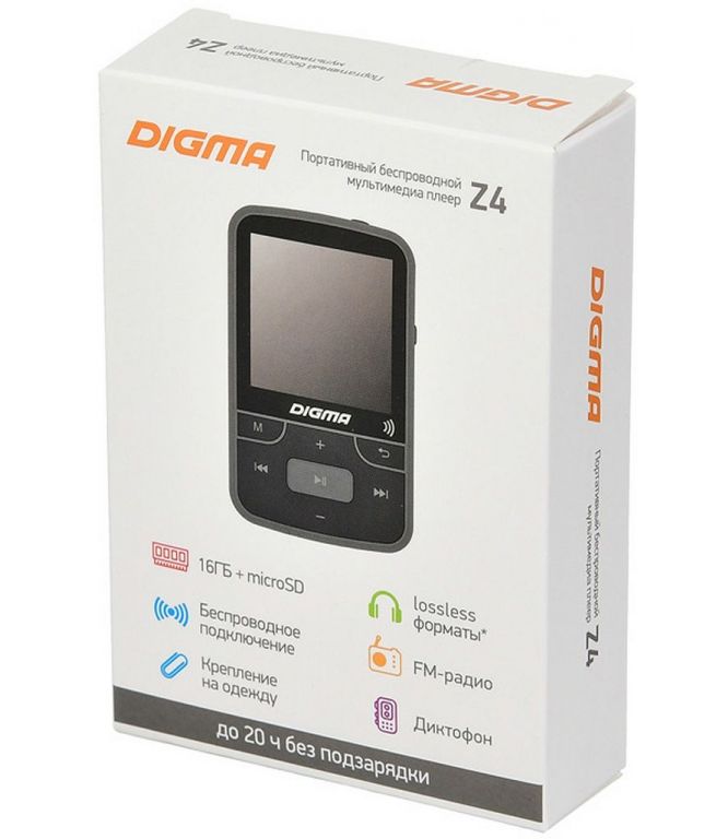 MP3 плеер Digma Z4 16GB