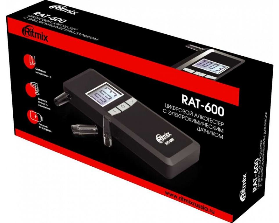 Алкотестер Ritmix RAT-600