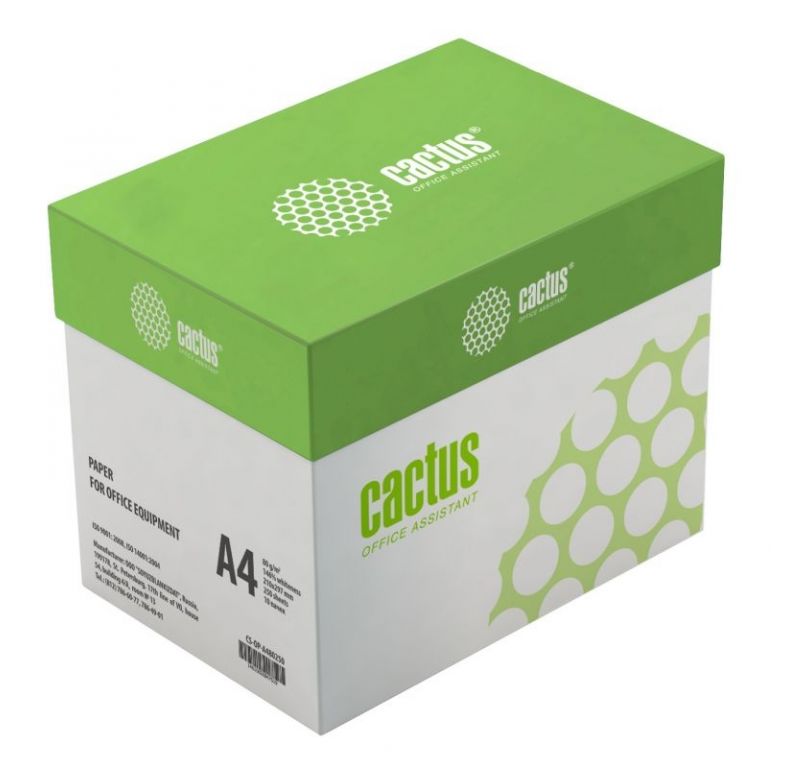Офисная бумага CACTUS A4 80 г/м2 250 л CS-OP-A480250