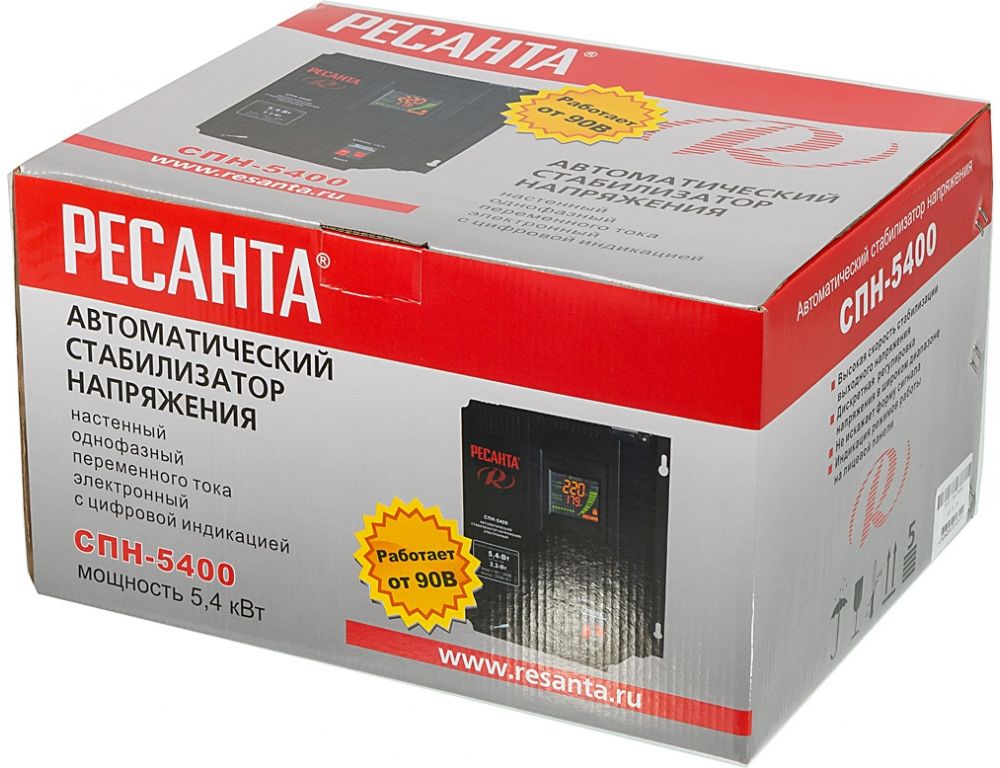 Стабилизатор напряжения Ресанта СПН-5400