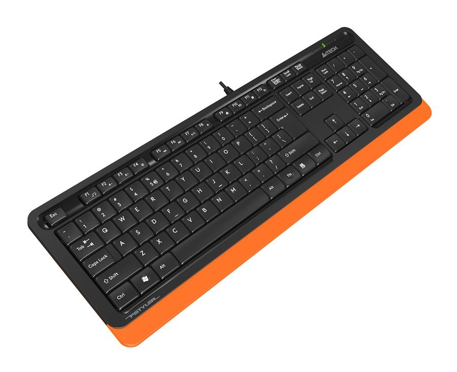 Клавиатура A4Tech Fstyler FK10 (черный/оранжевый)
