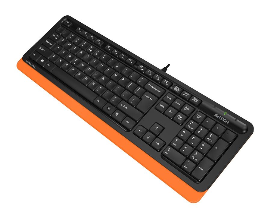 Клавиатура A4Tech Fstyler FK10 (черный/оранжевый)