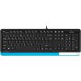 Клавиатура A4Tech Fstyler FK10 (черный/синий)