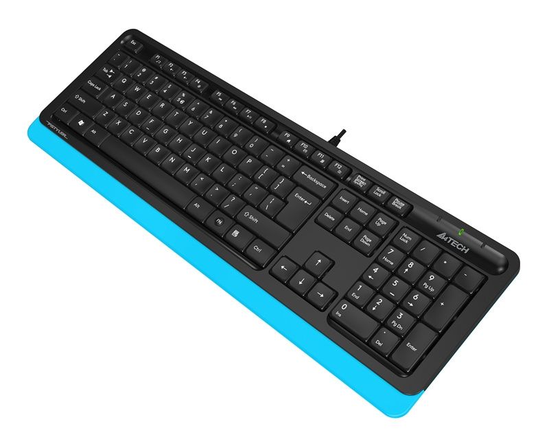 Клавиатура A4Tech Fstyler FK10 (черный/синий)