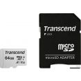   Transcend microSDXC 300S 64GB +  [TS64GUSD300S-A]