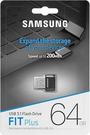 USB Flash Samsung FIT Plus 64GB (черный)