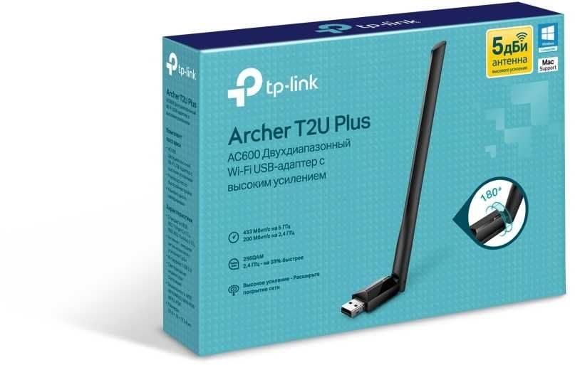 Wi-Fi адаптер TP-Link Archer T2U Plus