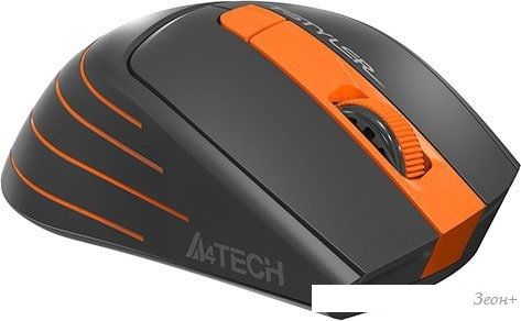Мышь A4Tech Fstyler FG30 (черный/оранжевый)