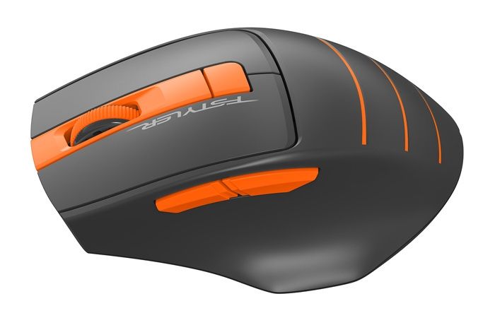 Мышь A4Tech Fstyler FG30 (черный/оранжевый)