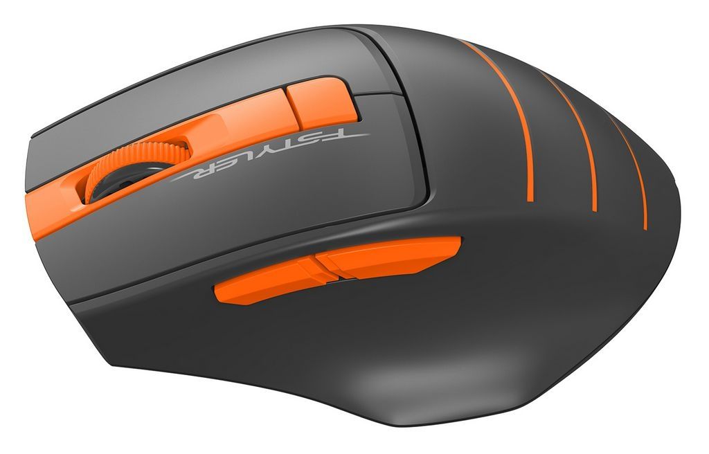 Мышь A4Tech Fstyler FG30 (черный/оранжевый)