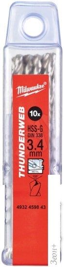 Набор оснастки Milwaukee 4932459843 (10 предметов)