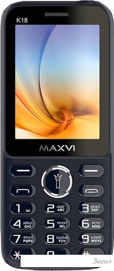 Мобильный телефон Maxvi K18 (синий)