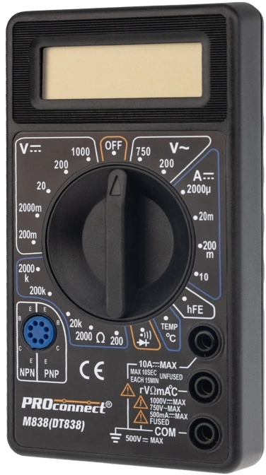 Мультиметр PROconnect M838