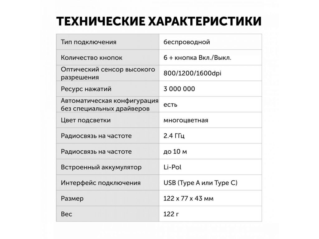 Мышь Oklick 636LWC