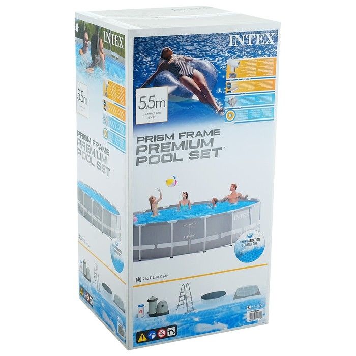 Каркасный бассейн Intex Prism Frame 26732NP (549х122)