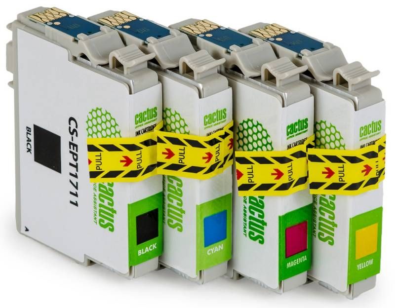 Картридж CACTUS CS-EPT1711 (аналог Epson C13T17114A10)