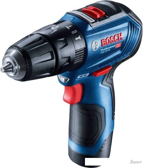 Дрель-шуруповерт Bosch GSB 12V-30 Professional 06019G9100 (с 2-мя АКБ, кейс)