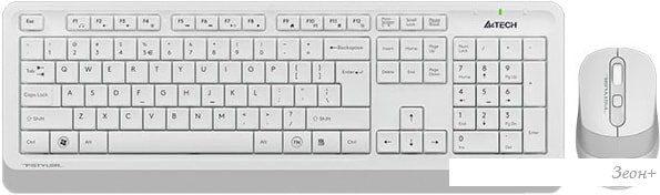 Клавиатура + мышь A4Tech Fstyler FG1010 (белый/серый)