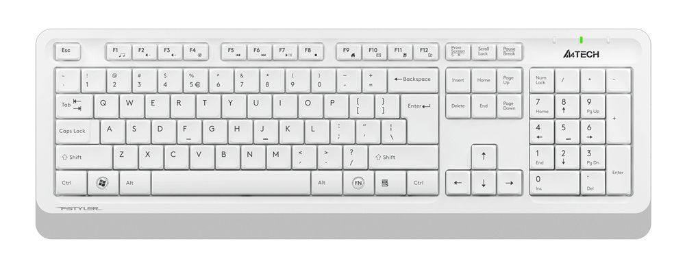 Клавиатура + мышь A4Tech Fstyler FG1010 (белый/серый)