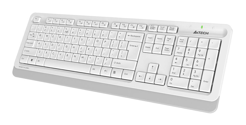 Клавиатура + мышь A4Tech Fstyler FG1010 (белый/серый)
