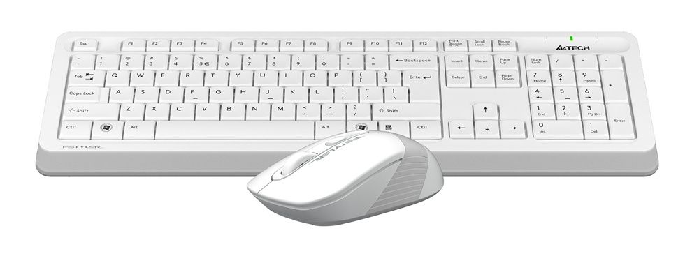 Клавиатура + мышь A4Tech Fstyler FG1010 (белый/серый)
