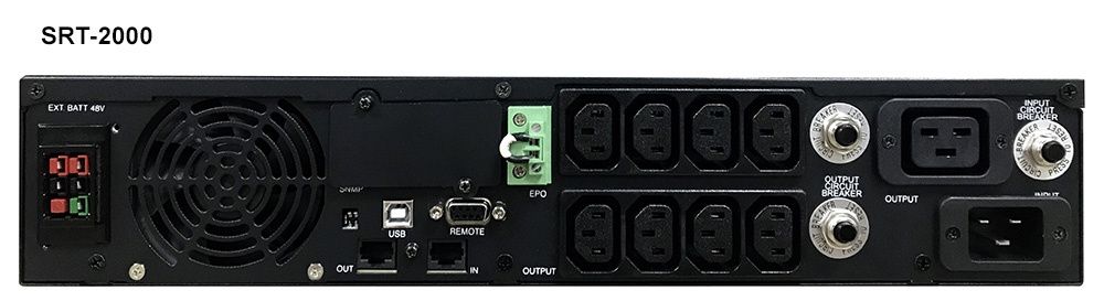 Источник бесперебойного питания Powercom Smart Rack&Tower SRT-1500A LCD