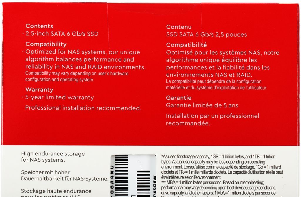 SSD WD Red SA500 NAS 500GB WDS500G1R0A