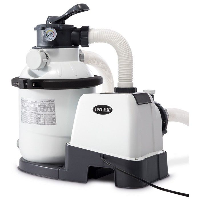 Каркасный бассейн Intex Graphite Gray Panel 26384 (478х124)