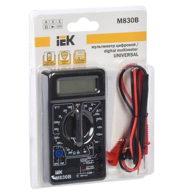 Мультиметр IEK Universal M830B
