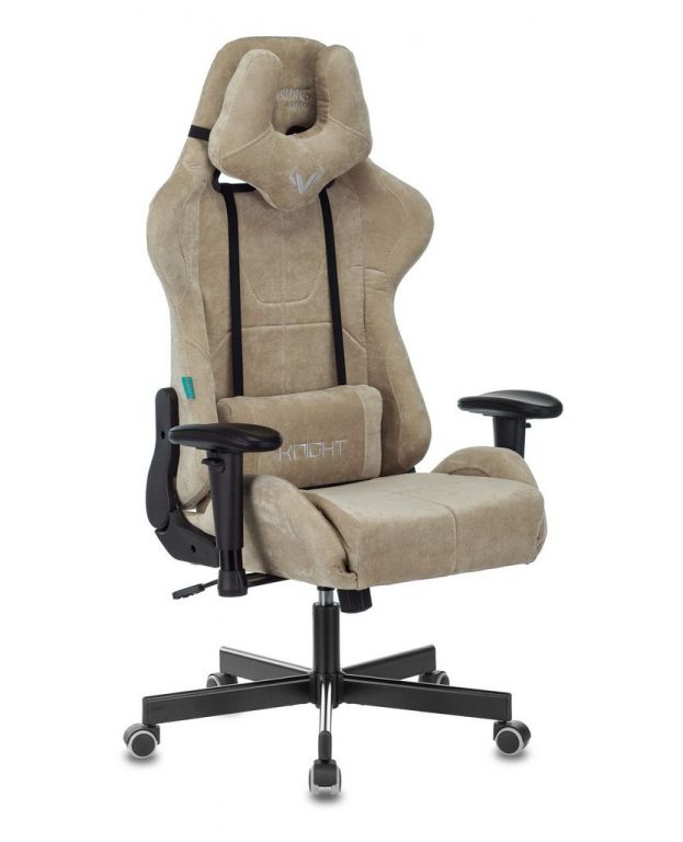 Кресло игровое Бюрократ VIKING KNIGHT LT21 FABRIC песочный