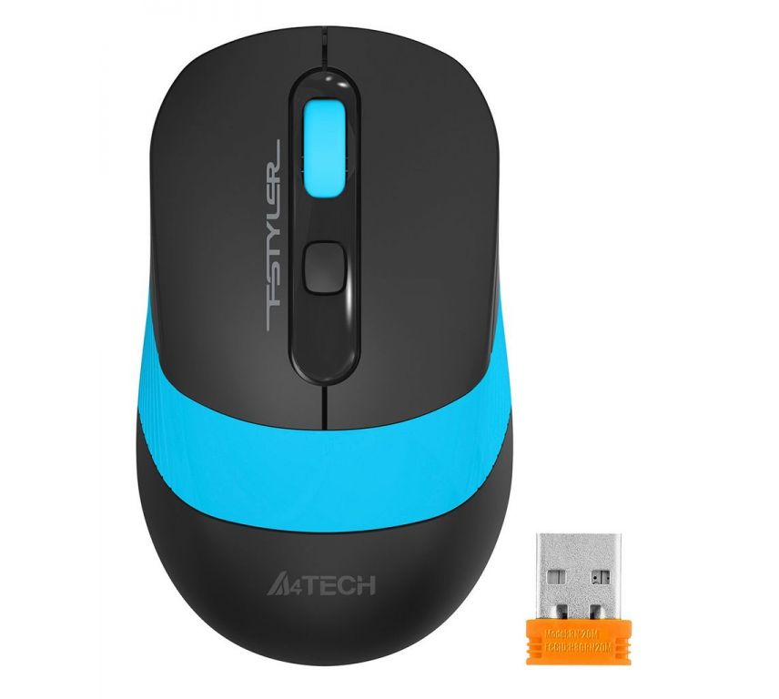 Мышь A4Tech Fstyler FG10S (черный/синий)