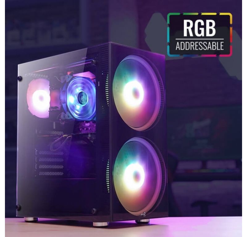 Корпус Aerocool Python-G-BK-v1 черный