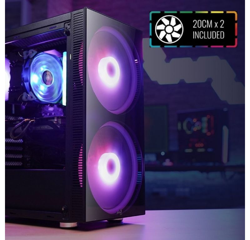 Корпус Aerocool Python-G-BK-v1 черный
