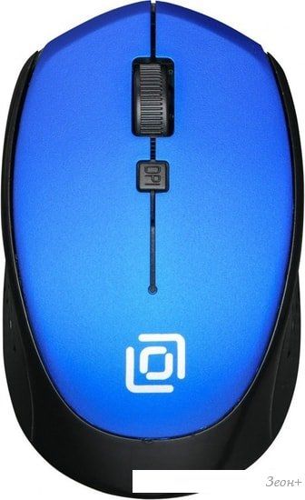Мышь Oklick 488MW (черный/синий)