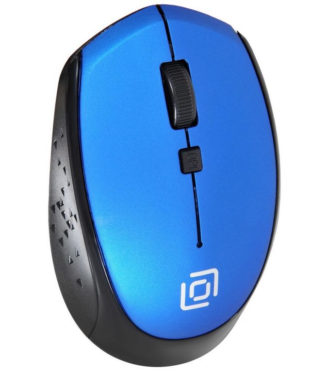 Мышь Oklick 488MW (черный/синий)