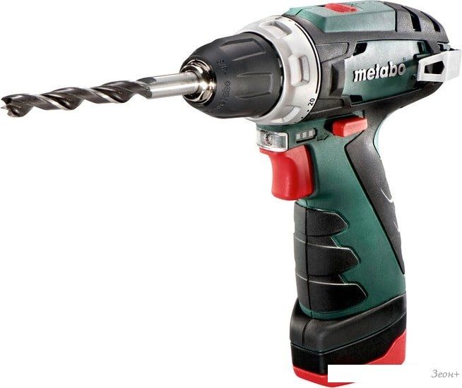 Дрель-шуруповерт Metabo PowerMaxx BS 600984000 (с 2-мя АКБ)