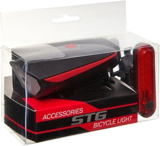 Передний и задний фонарь STG FL1544A + BCTL5477