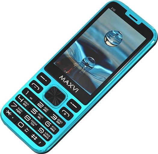 Мобильный телефон Maxvi X10 (голубой)