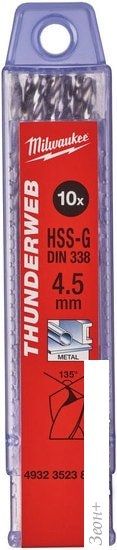Набор оснастки Milwaukee 4932352386 (10 предметов)